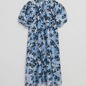 NWT & Other Stories Relaxed Puff Sleeve Midi Dress Size 10